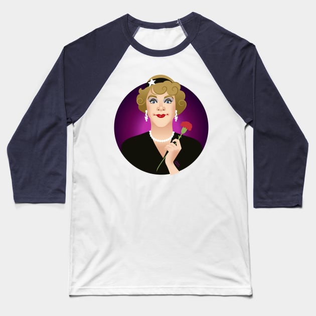 Daphne Baseball T-Shirt by AlejandroMogolloArt